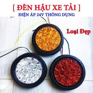 Đèn hậu led tròn sd2015, đèn hậu xe tải điện 12v và 24v.