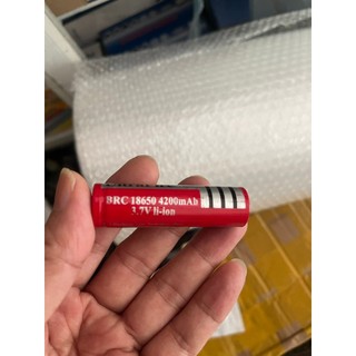 Pin sạc 18650 - 4200mAh - 3,7V dùng cho đèn pin, quạt mini sạc,.
