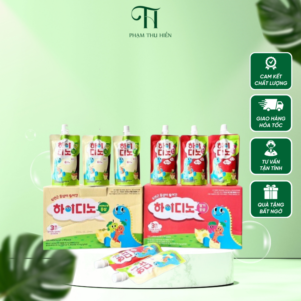 Hồng Sâm HIDINO Giúp Bé Ăn Ngon Và Tăng Cường Sức Đề Kháng, Chiều Cao