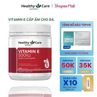 Viên uống bổ sung vitamin E Healthy Care 500IU 200 viên