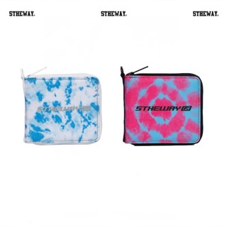 Ví ngắn có Zip kéo 5THEWAY /tie dye/ 3-SIDED ZIP SQUARE WALLET