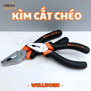 Kìm cắt chéo - wellborn, kìm cắt đa năng, kìm cắt dây điện