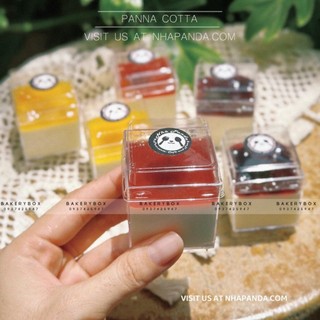 50 hộp mica vuông nhỏ 60ml đựng tiramisu, panna cotta