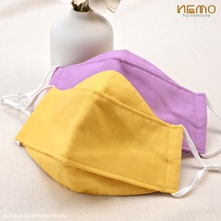 Khẩu Trang Vải 4D Linen Cao Cấp, Lót Vải Xô, Kiểu Dáng Thời Trang, Lọc Bụi, Chống Nắng, Kháng Khuẩn - KTHKL