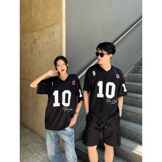 [ Form Rộng ] Áo thun số 10 chất vải bóng chiếu nam nữ tay lỡ oversize form rộng - chuẩn đủ màu hàng đẹp