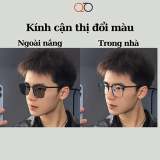 Kính cận thị đổi màu kc25, kính đổi màu cận thị, mắt kính đổi màu