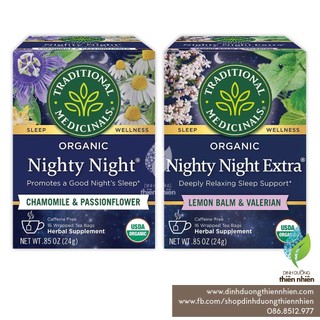 Trà Hữu Cơ Giúp Ngủ Ngon Traditional Medicinals Nighty Night