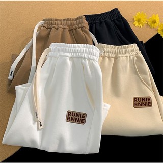 Quần đùi short nam nữ unisex hình chữ Runie  chất liệu umi dày dặn thoáng mát form chuẩn - Maylinh shop