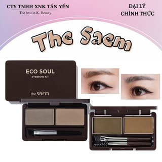 Bột tán chân mày the saem eco soul eyebrow kit