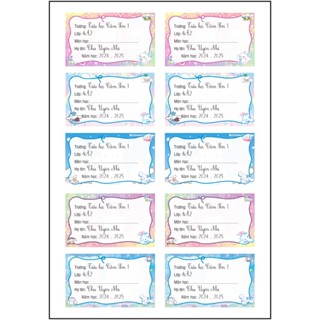 combo 50 nhãn vở và 149 sticker cinamoroll in giấy đề can bóc dán tiện lợi