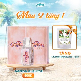 Nhụy Hoa Nghệ Tây 2 Hộp Saffron Jahan 1Gram /Hộp