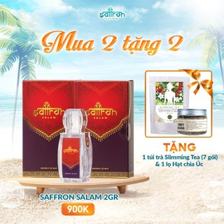 Nhụy Hoa Nghệ Tây SAFFRON SALAM 2 hộp 1Gram/hộp