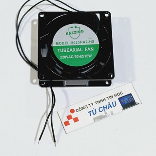 Quạt 8Cm / Dày 2.6Cm - Điện áp AC: 220V (16W)
