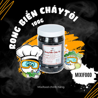   HN - CHÍNH HÃNG  Rong biển cháy tỏi MIXIFOOD tuyệt phẩm rong biển chất lượng cao hộp 100G SIÊU NGON - ĐẬM ĐÀ 