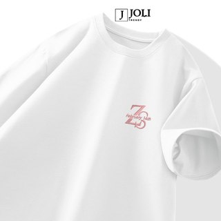 Áo Thun THÊU, Áo Phông Thêu Z&S By JOLI Chất Cotton Thoáng Mát Form Rộng Tay Lỡ Cho Nam Nữ Phong Cách Unisex