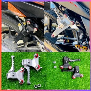  Gác Chân Malay Winner V1 Winner X Sonic Các Dòng - Pát Pô CNC 8Li   Ốc Inox Thường   