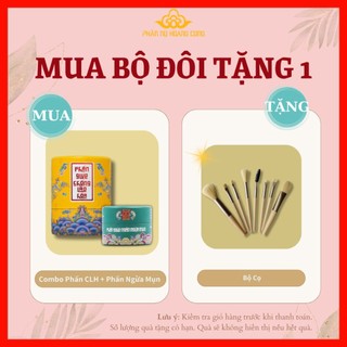 Bộ đôi phấn ngừa mụn + phấn dưỡng da phấn nụ hoàng cung