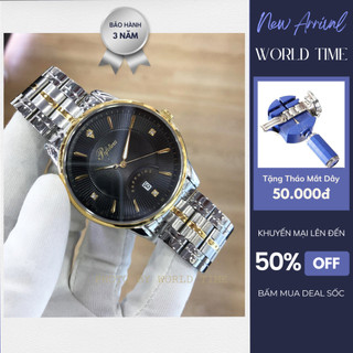 Đồng hồ nam Pafolina 5028M - 2 full box, kính sapphire chống xước, chống nước, thẻ bảo hành 3 năm toàn quốc