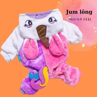 Jum kì lân cho chó mèo khỉ, jum lông, jum thu đông cho thú cưng