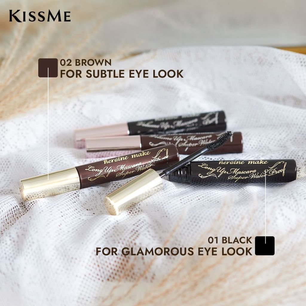 Mascara Nâng Cong Và Dài Mi Kissme Heroine Make Màu Nâu Gạch