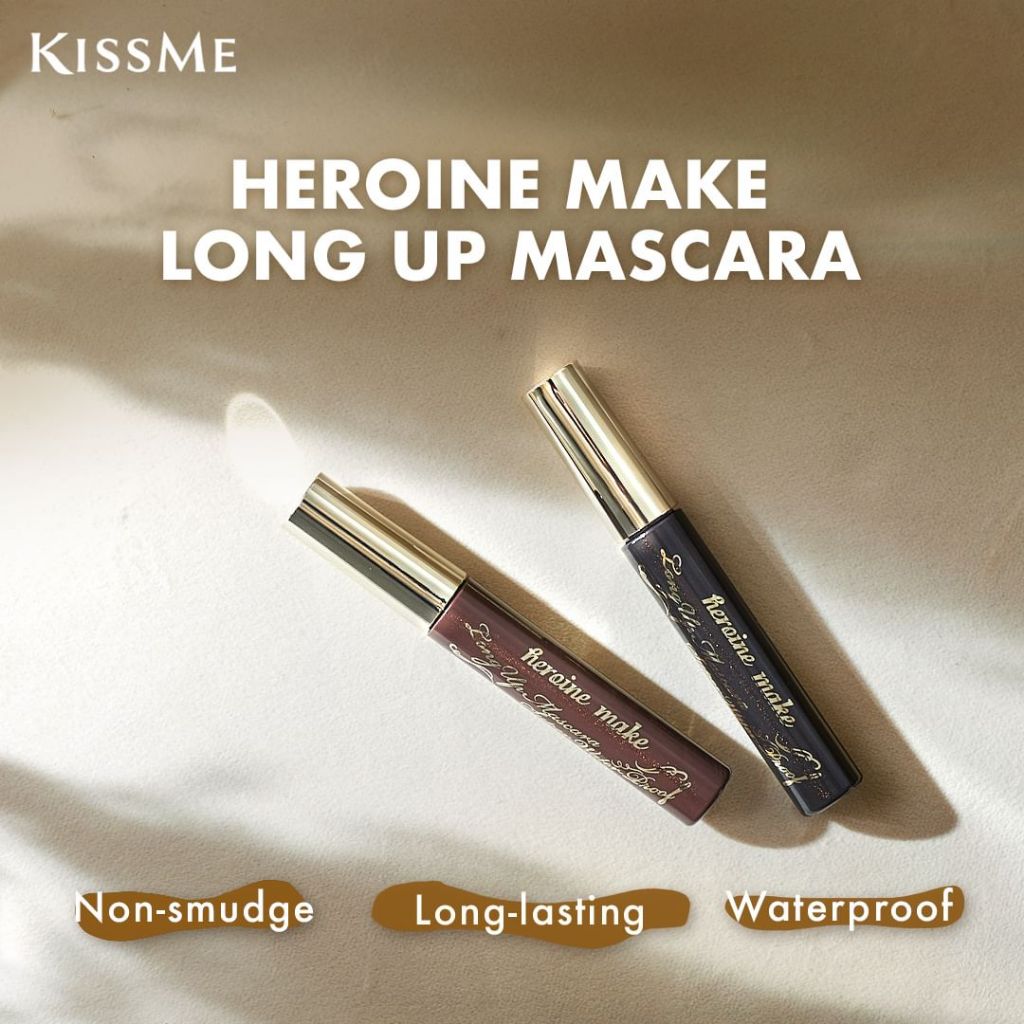 Mascara Nâng Cong Và Dài Mi Kissme Heroine Make Màu Nâu Gạch