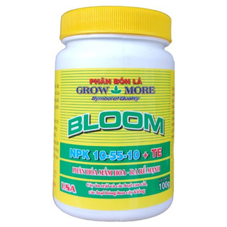 Kích Ra Hoa, Phân Bón Lá Growmore 10-55-10+Te (Grow More 100g) - Siêu Lân Tạo Mầm Hoa Cực Mạnh