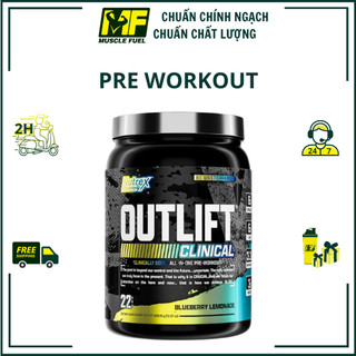 {HÀNG CÔNG TY} Nutrex Outlift Clinical Pre-Workout 22 liều dùng - Hổ trợ tăng sức mạnh trong tập