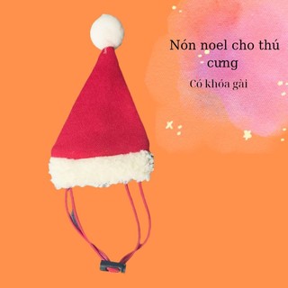 Nón noel nón giáng sinh cho chó mèo