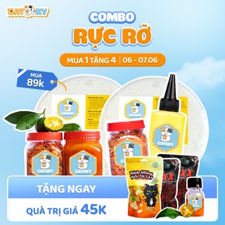 Bánh tráng phơi sương CATSKY FOOD combo bánh tráng đồ ăn vặt 800G 