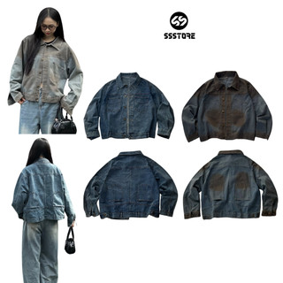 Áo Khoác Jeans Túi Ngược From Boxy Unisex Nhiều Màu_SSSTore