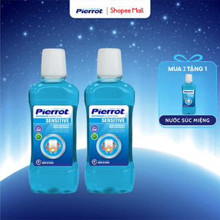 Nước Súc Miệng Cho Răng Nhạy Cảm Dễ Ê Buốt PIERROT Giúp Loại Bỏ Mảng Bám, Ngừa Sâu Răng Và Giúp Hơi Thở Thơm Mát 500ML