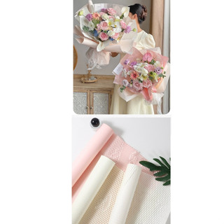 Cuộn Giấy Kéo Sợi Lưới Tổ Ong Cuộn 10Y Phong Cách Hàn Quốc