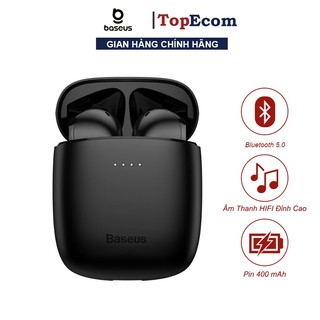 Tai nghe nhét tai baseus không dây bluetooth 5.0 tws encok w04 / w04 pro âm thanh hifi - hàng chính hãng