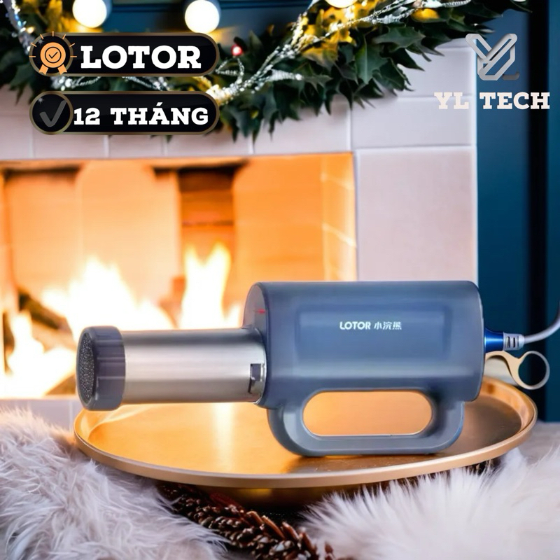 [ BH 12 Tháng ] Máy làm mì sợi cầm tay Lotor NOD37 nhiều khuôn, Máy làm mì tươi sợi bún tự động không dây