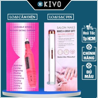 Máy Mài Móng Tay Mini Làm Nail LOẠI TỐT - Máy Khắc Mini Đa Năng có thể Đánh Bóng Kim Loại, Mài Dao Không Dây - Kivo