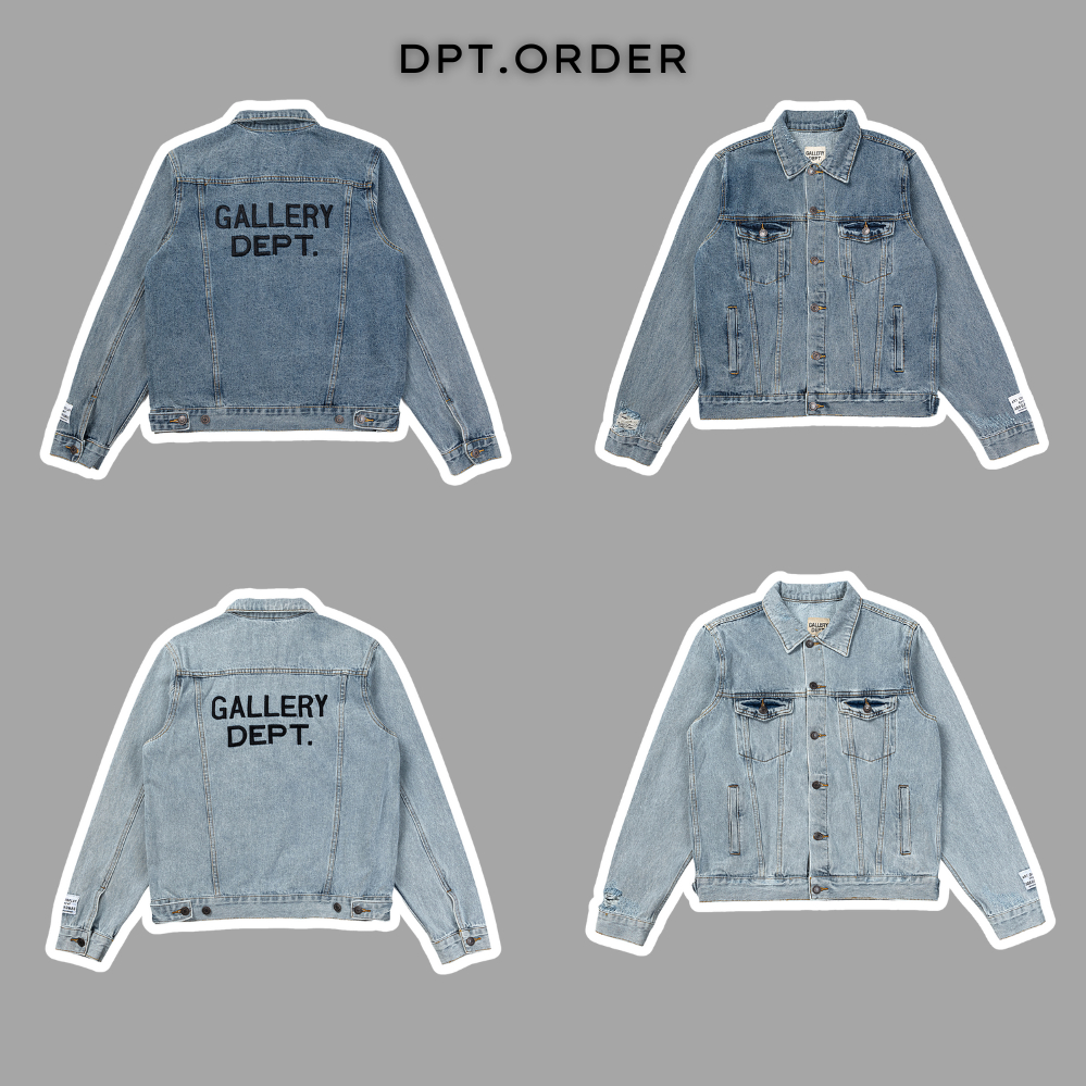 (Best quality) Áo Denim Jacket GALLERY DEPT Vintage Andy