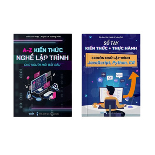 Sách - combo 2 quyển lập trình: kiến thức lập trình từ a-z và sách thực hành 3 ngôn ngữ lập trình