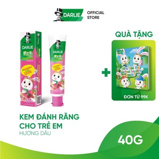  Kem Đánh Răng Darlie Ngừa Sâu Răng Trẻ Em Hương Dâu 40g