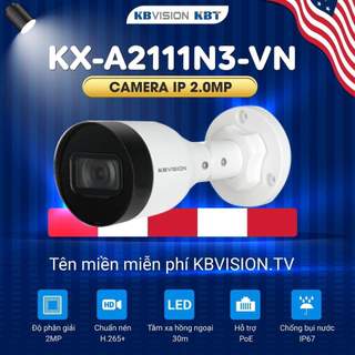 Camera ip KX-A2011TN3 / KX-A2111N3 2.0 megapixel gắn ngoài trời, hàng chính hãng