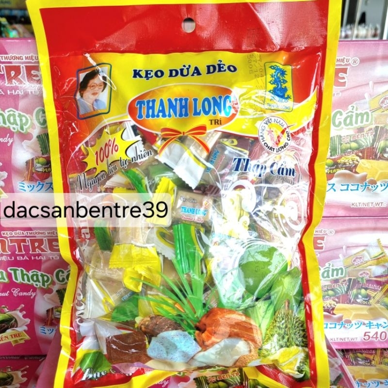 Kẹo dừa dẻo thập cẩm 500g