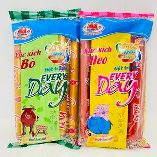 Gói 10 Cây Xúc Xích Hạ Long Bò/ Heo 250g