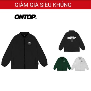 Áo khoác dù nam nữ ONTOP 2 lớp cổ bẻ nhiều màu form rộng local brand Jacket Fits | O20-AK12