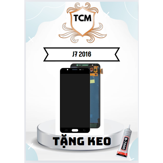 Samsung Galaxy J7 2016 / SM-J710 - Màn Hình Nguyên Bộ OLED 2 IC, Màu Đen