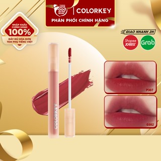 Son kem lì siêu mịn môi Colorkey Soft Matte Water Tint 1.8g
