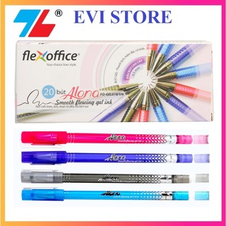 Bút gel flexoffice fo-gel018 / bút gel anola thiên long gel018 ngòi 0.5mm
