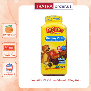Kẹo Dẻo Lil Critter Gummy Vites Complete Multivitamin 300 viên
