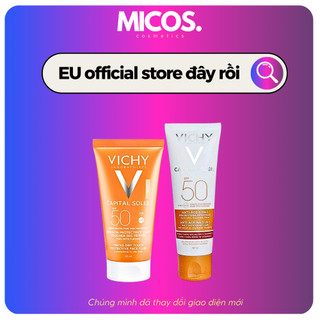 Kem Chống Nắng Vichy Capital Soleil Anti-Age Spot 3in1/ Mattifying Dry Touch Face Fluid SPF50+ 50ml - MICOS