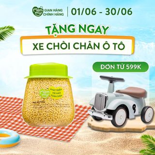 Hạt Kê Nếp hữu cơ Mămmy giàu vitamin B, A, E và melatonin giúp bé ăn ngon, phát triển cơ thể và ngủ sâu giấc hơn - 130g