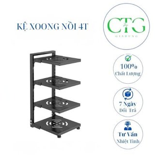 Bộ Kệ Để Xoong Nồi Để Bếp 2345 Tầng HK07 Nhỏ Gon Tiện Lợi (GVQ Store )