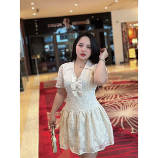 Đầm ren nơ bigsize 55-90kg